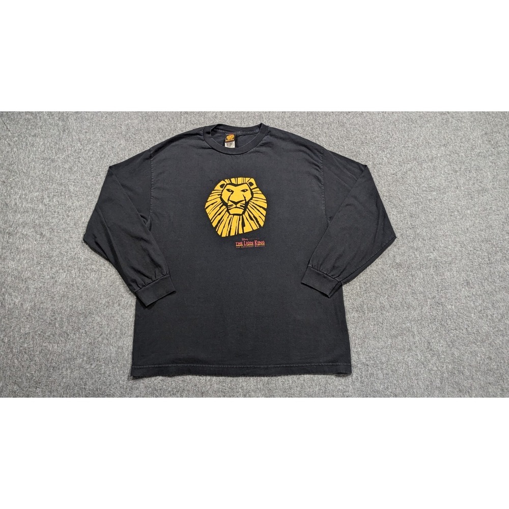 Disney Lion King Shirt Womens Extra Large Black Broadway Musical Simba Mufasa